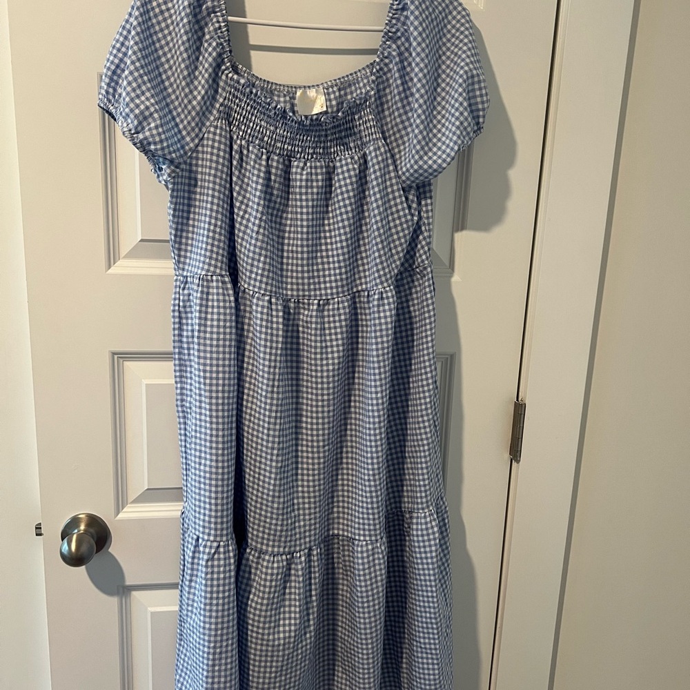 Blue Gingham Dress